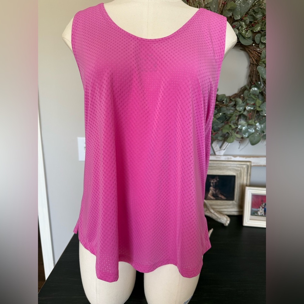 Nike Pink Sleeveless Mesh Women's Top